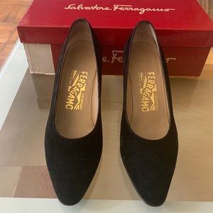 Salvatore Ferragamo Suede Pumps - Lightly Used